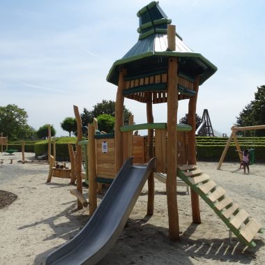 Spelen in de speeltuin
