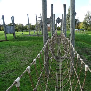 Spelen op het laagteparcours